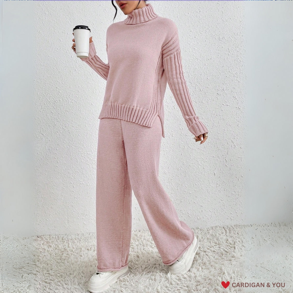 Trendy Women's Winter Baby Pink Co-ord Set | Ultimate Warmth & Style | Perfect For Winter Wear-01