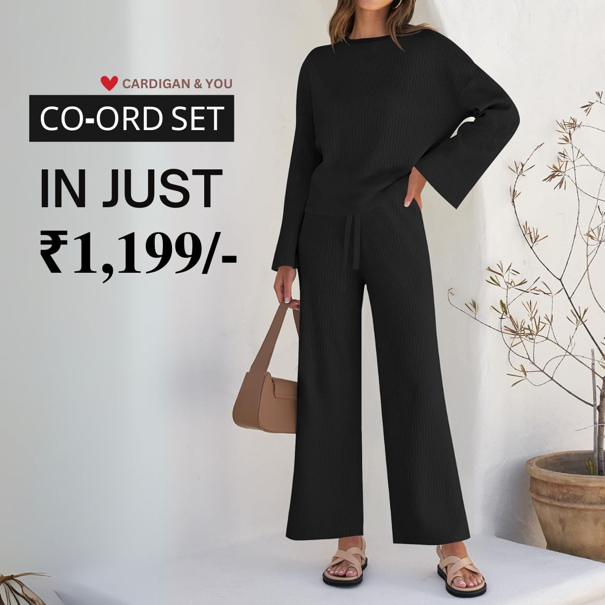 Trendy Women's Winter Black Co-ord Set | Ultimate Warmth & Style | Perfect For Winter Wear-02