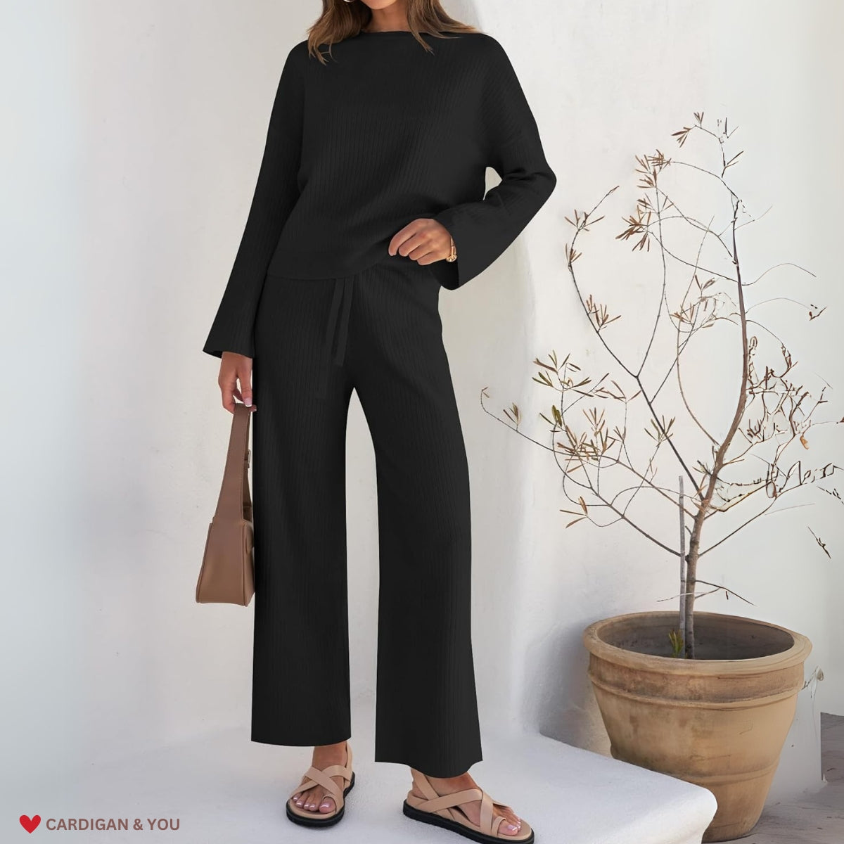 Trendy Women's Winter Black Co-ord Set | Ultimate Warmth & Style | Perfect For Winter Wear-02